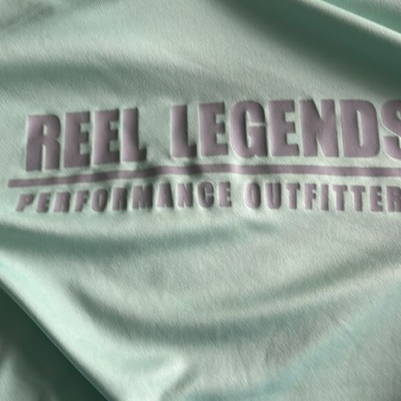 Reel Legends Performance Outfitters Coral Hoodie Attached Neck Gaitor UPF 40 - Picture 10 of 10